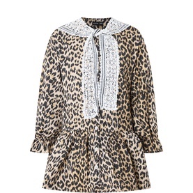Cleo Leopard Mini Flared Dress