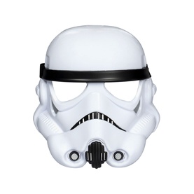 Superheroes Star Wars Stormtrooper helmet mask in white with black visor and mouthpiece detailing