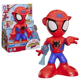 Superheroes Spidey and His Amazing Friends large action figure in red and blue with web accessory, shown with packaging