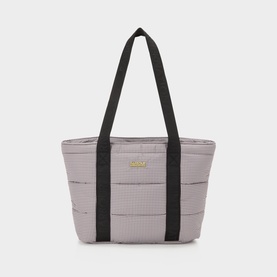 Monaco Logo Check Quilted Tote Bag