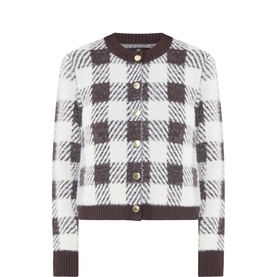Halina Check Cardigan