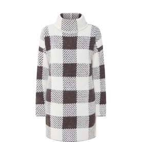 Amaya Check Knitted Dress