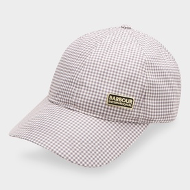 Branton Logo Badge Gingham Baseball Cap