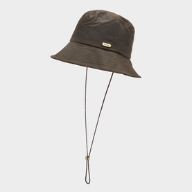 Delilah Logo Waxed Bucket Hat