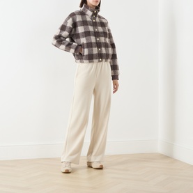Amaya Check Fleece Jacket