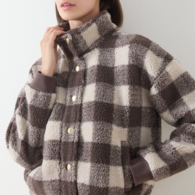 Amaya Check Fleece Jacket