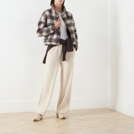Amaya Check Fleece Jacket