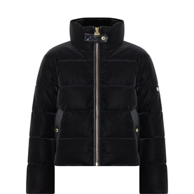 Halina Velour Padded Jacket