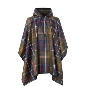 Logo Tartan Showerproof Poncho