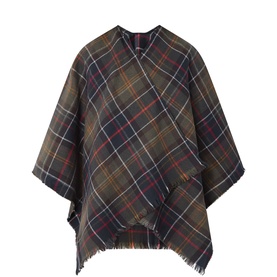 Montieth Tartan Fringed Shawl