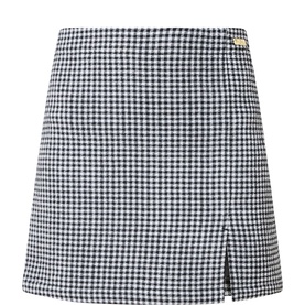 Halina Gingham Mini Skirt