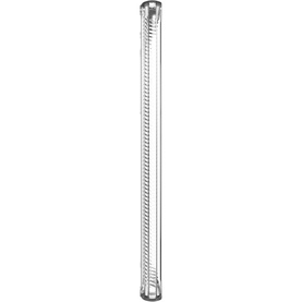 Zagg Crystal Palace S23+ Clear Case, transparent slim-fit phone case with textured edge detailing