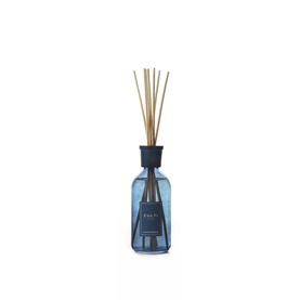 Culti Milano Blue Mareminerale Diffuser 500ml in deep blue glass bottle with black cap and natural reed sticks