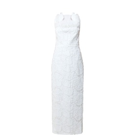 Elowen Floral Appliqu&eacute; Dress
