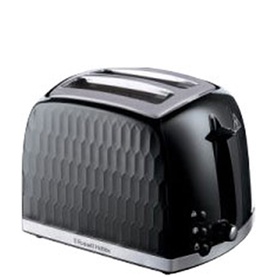 Honeycomb 2 Slice Toaster Black