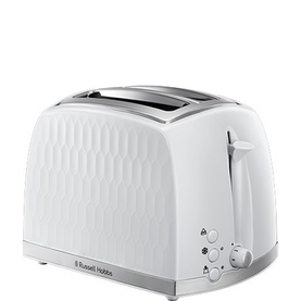 Honeycomb 2 Slice Toaster White
