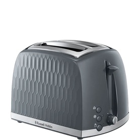 Honeycomb 2 Slice Toaster Grey