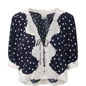Ursula Layla Dot Blouse