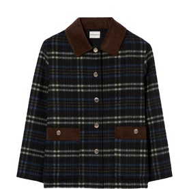 Gladis Check Print Jacket