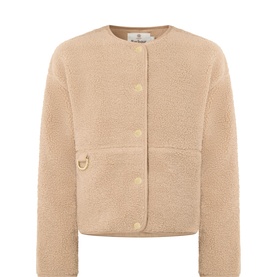 Arlene Fleece Bomber Jacket