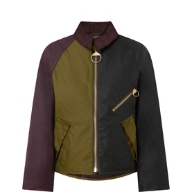 Arlene Waxed Colourblock Jacket