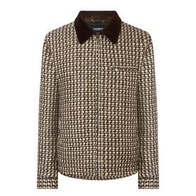 Houndstooth Quilted Jacket