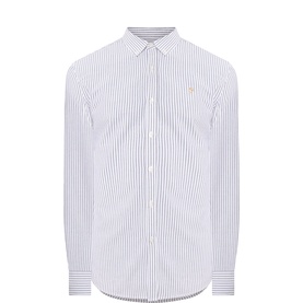 Brewer Logo Stripe Shirt