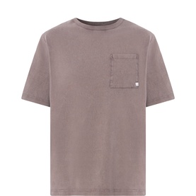 Stacy Logo Patch Pocket T-Shirt