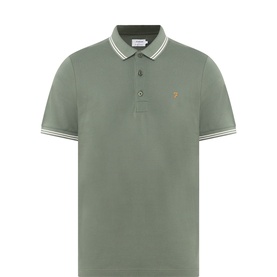 Bowes Logo Tipped Polo Shirt