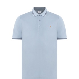 Bowes Logo Tipped Polo Shirt