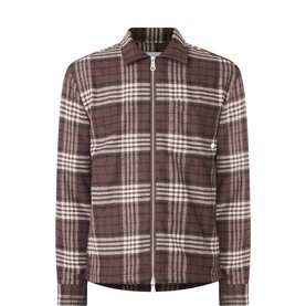 Asher Check Zip Overshirt
