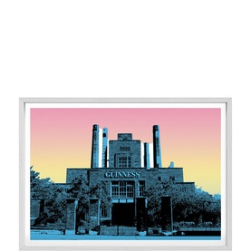 Dawn Dusk Guinness Small Framed Print