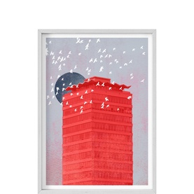Liberty Moon Large Framed Print