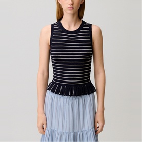 Striped Knit Top