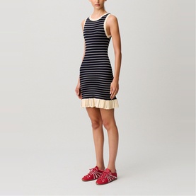 Stripe Knit Mini Dress