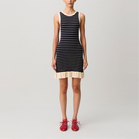 Stripe Knit Mini Dress