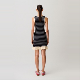 Stripe Knit Mini Dress