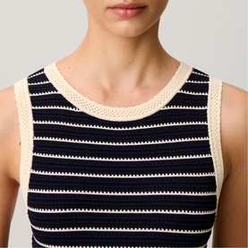 Stripe Knit Mini Dress
