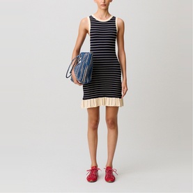 Stripe Knit Mini Dress