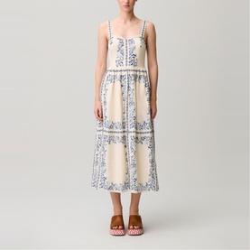 Floral Linen Dress
