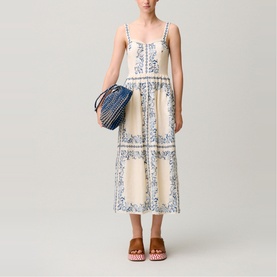 Floral Linen Dress