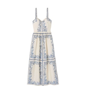 Floral Linen Dress