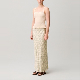 Printed Flowy Skirt