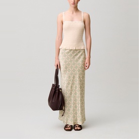 Printed Flowy Skirt