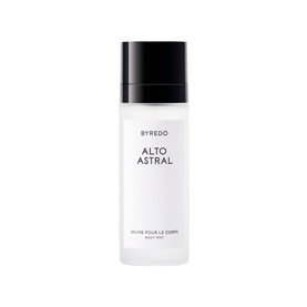 Byredo Alto Astral Body Mist in a clear bottle with black cap, front label visible