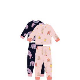 Elephant Dreamscape & Celestial Bear Pyjama Set Two Pack