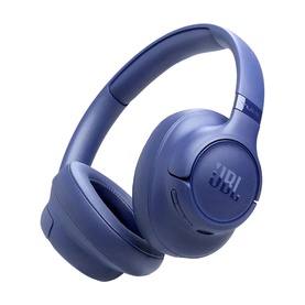 JBL Tune 730BT Wireless On-Ear Headphones in blue, over-ear cushions with padded headband and JBL branding on earcups