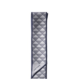 Triangle Logo Jacquard Tie
