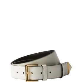 Triangle Logo Leather Belt