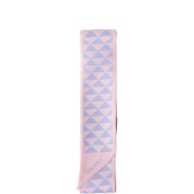 Triangle Logo Printed Tie